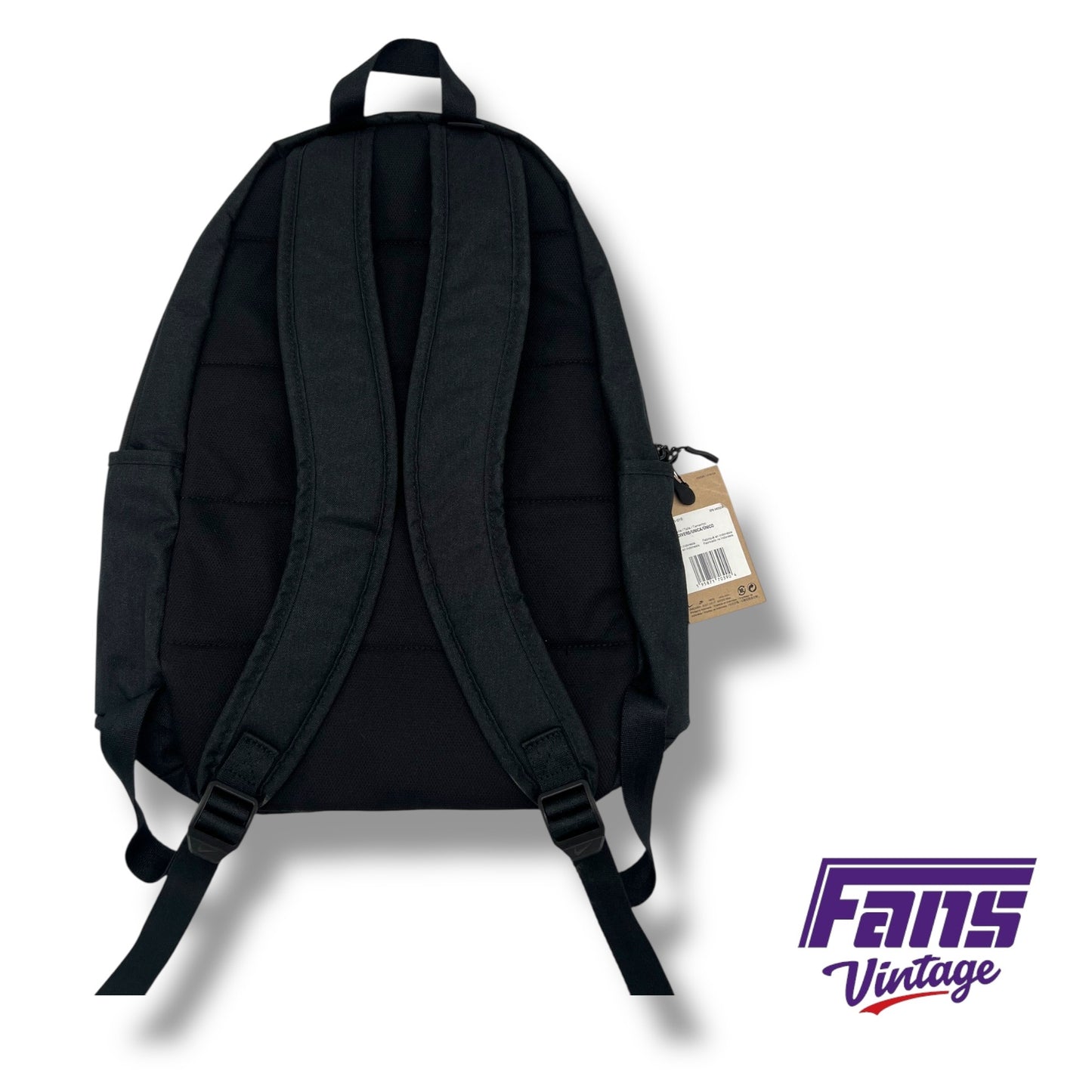 TCU Nike Blacked Out Backpack - Horned Frog Logo - Team Issued