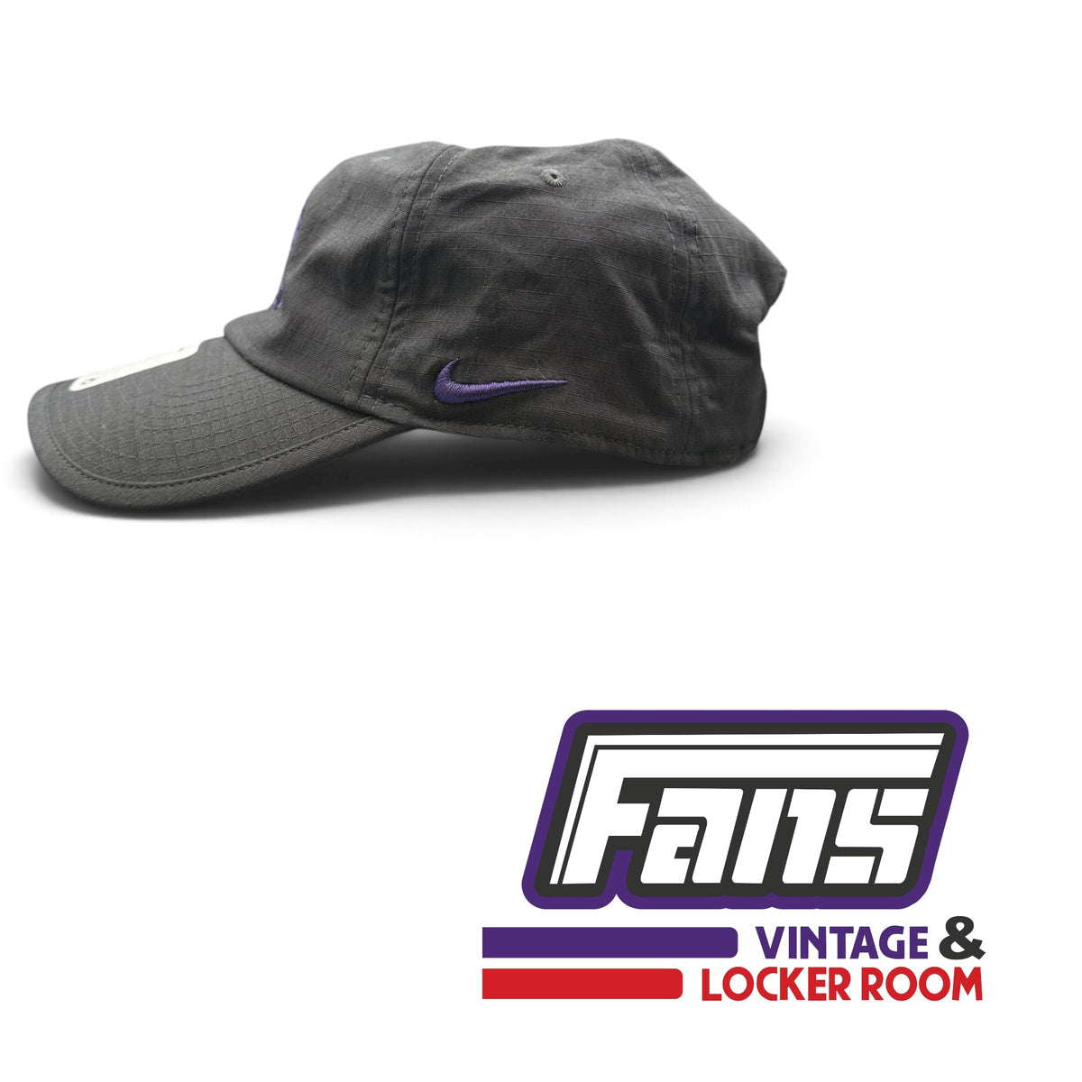 TCU Team Issued Veteran’s Day ‘Salute to Service’ Nike Gray Strap Back Hat With American Flag Patch