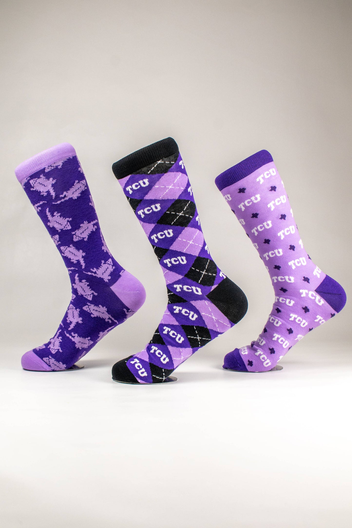 William & Lauren TCU Texas Sock