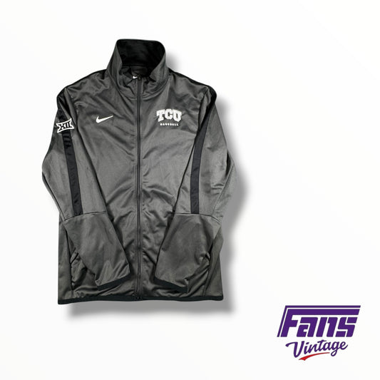 TCU Baseball Nike Team Issued Full Zip Jacket