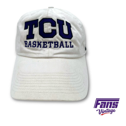 Early 2000s Vintage TCU Basketball Dad Hat