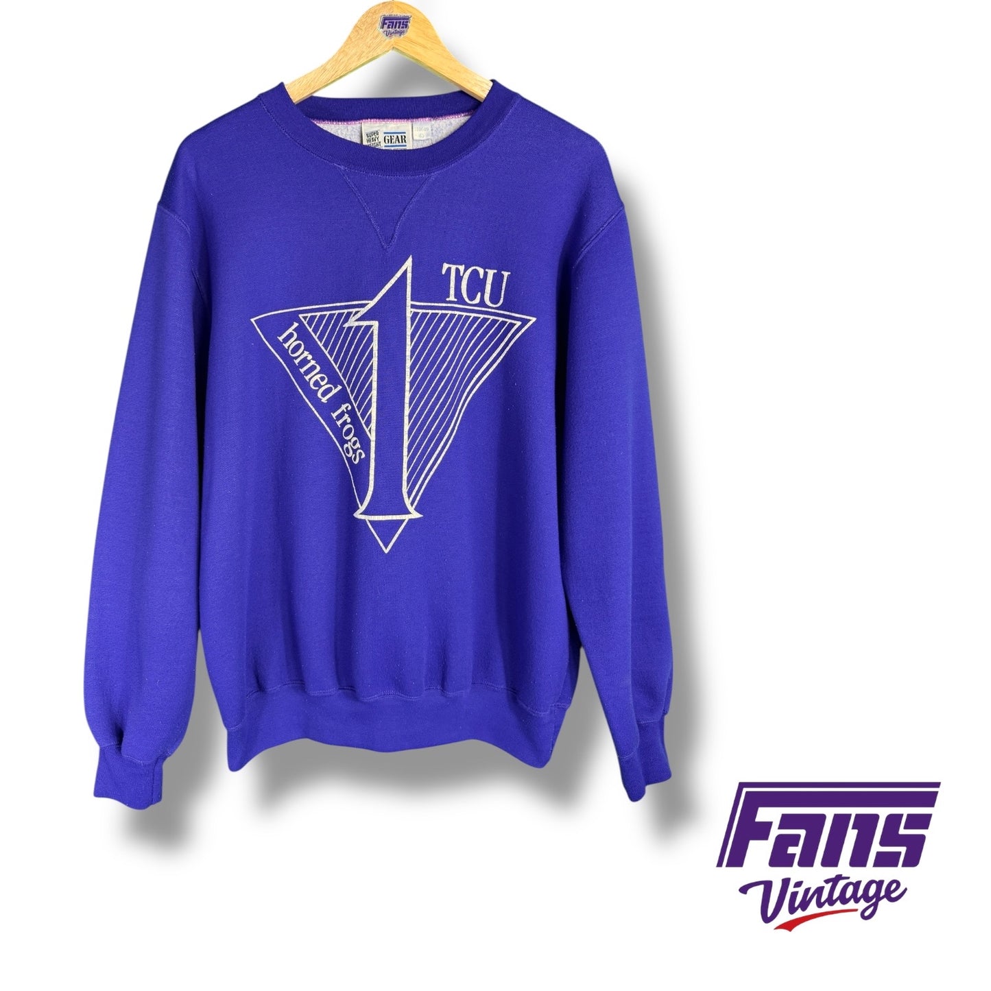 TCU 90s Vintage Custom Crewneck Sweatshirt