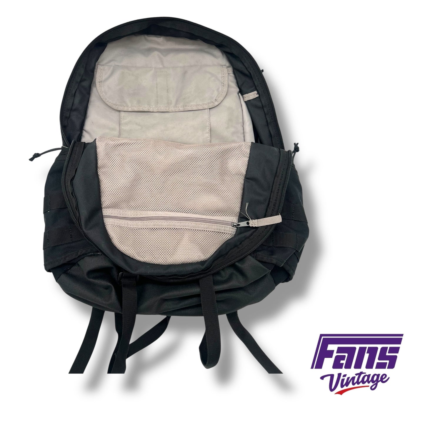RARE! TCU Basketball Team Custom Nike Tactical Backpack with Silver-Chrome Look Logos