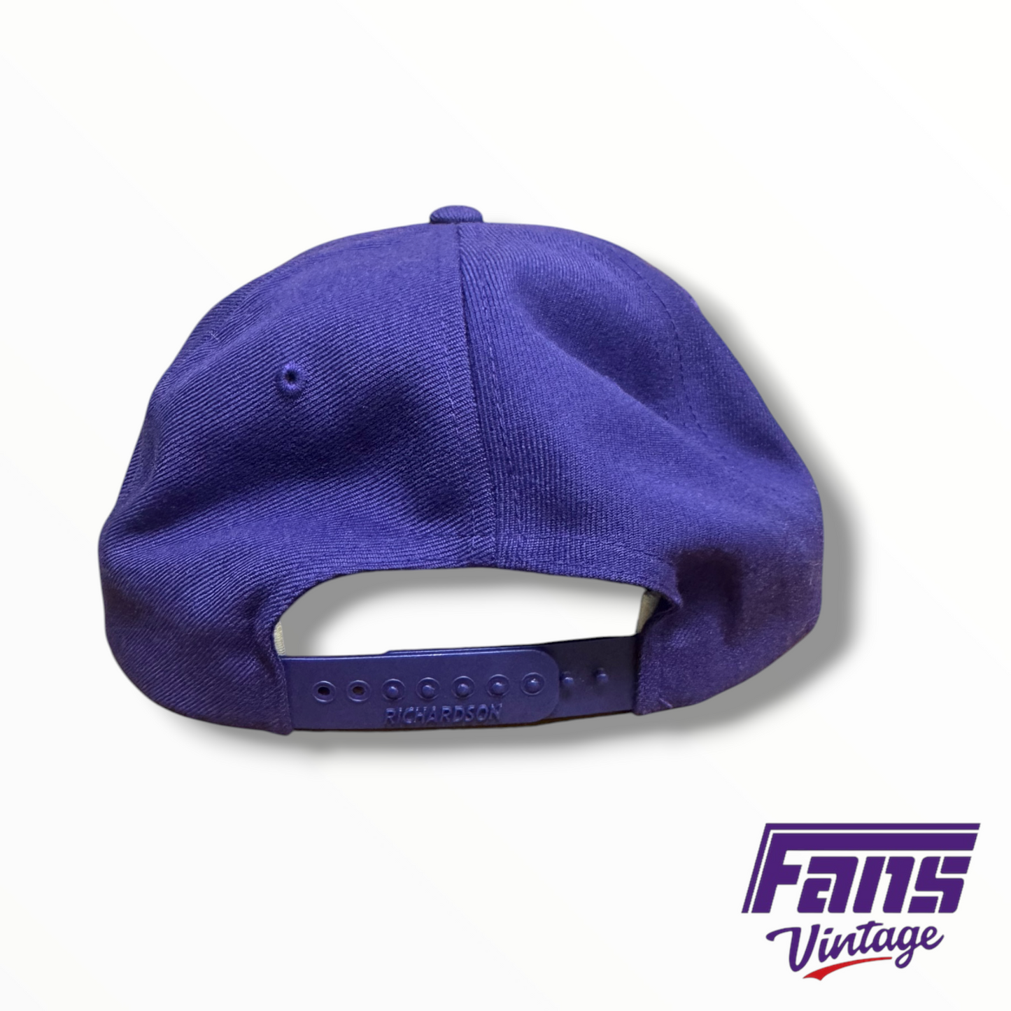 TCU Baseball Coach Custom Frogball USA Leather Patch Snapback Hat