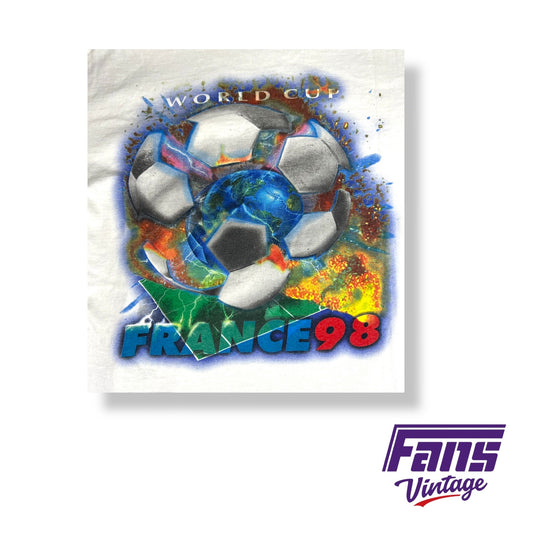 Rare Vintage 1998 France World Cup T-Shirt