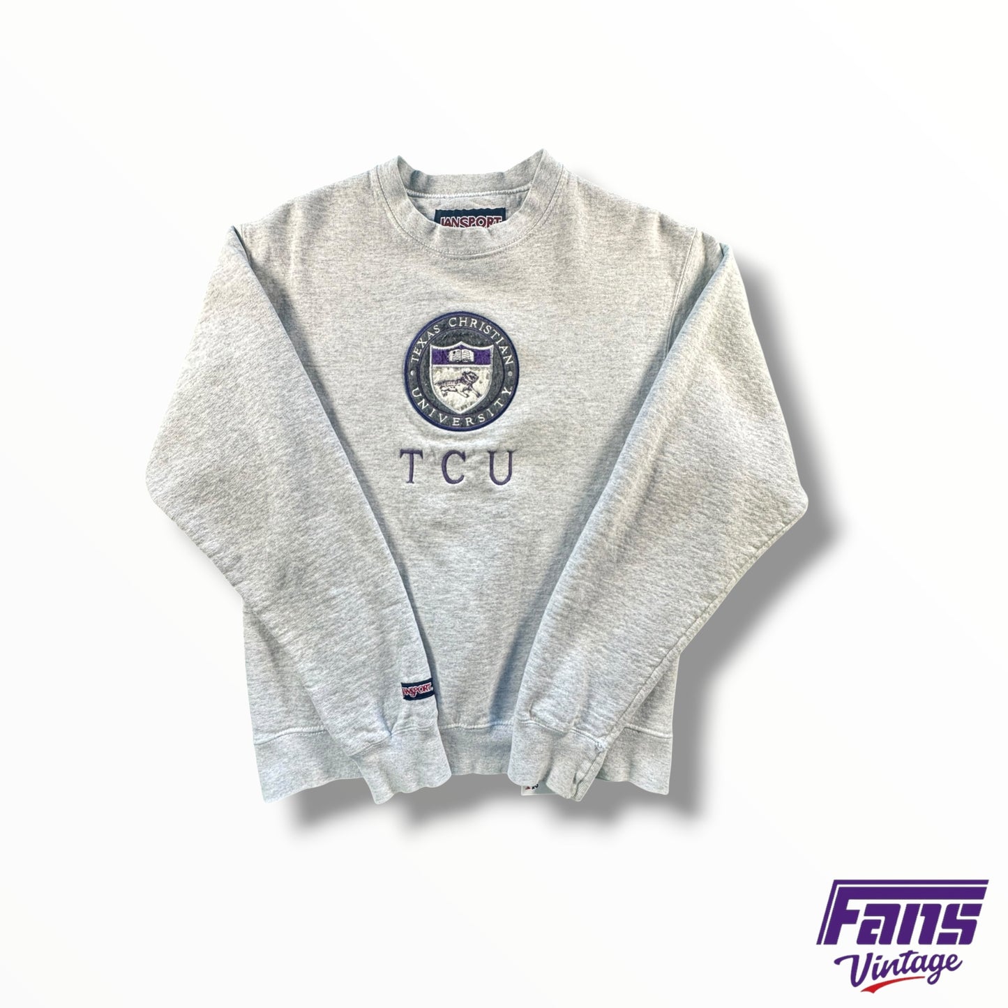 Vintage TCU School Shield Crewneck