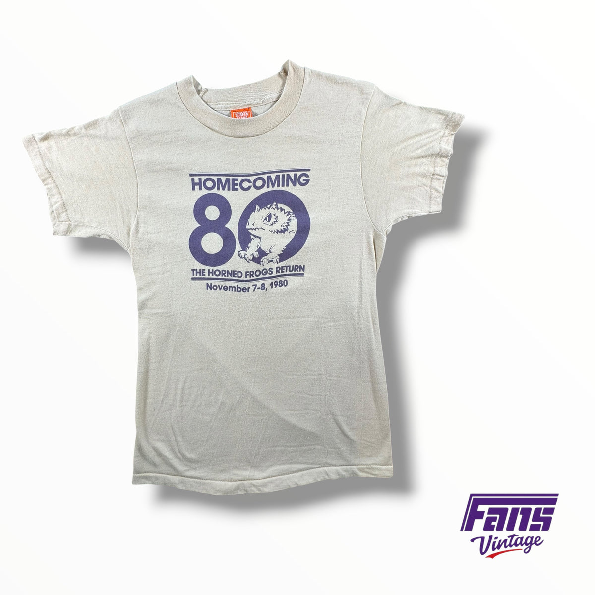 Vintage TCU Homecoming 1980 Tee