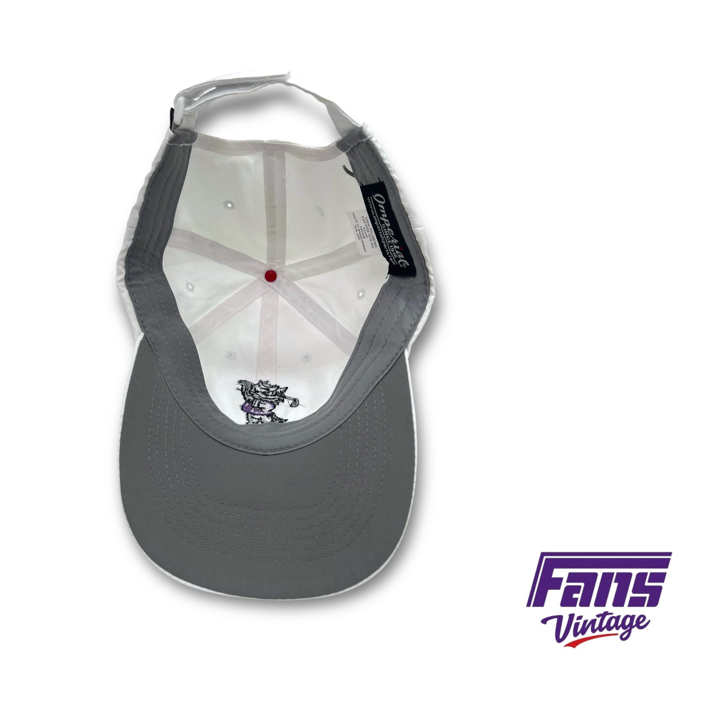 TCU Golf Custom Imperial Nike Dad Hat - Golfing Horned Frog Logo