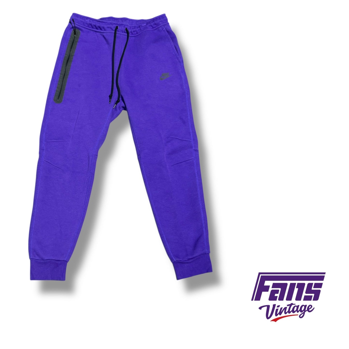 RARE! TCU Basketball Postseason Nike Team‑Issued Purple Tech Suit - Zip up Jacket and Jogger Pants