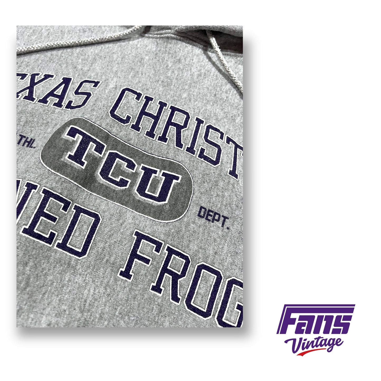 RAD Vintage TCU Hoodie Sweatshirt - ULTRA THICC and Cozy!