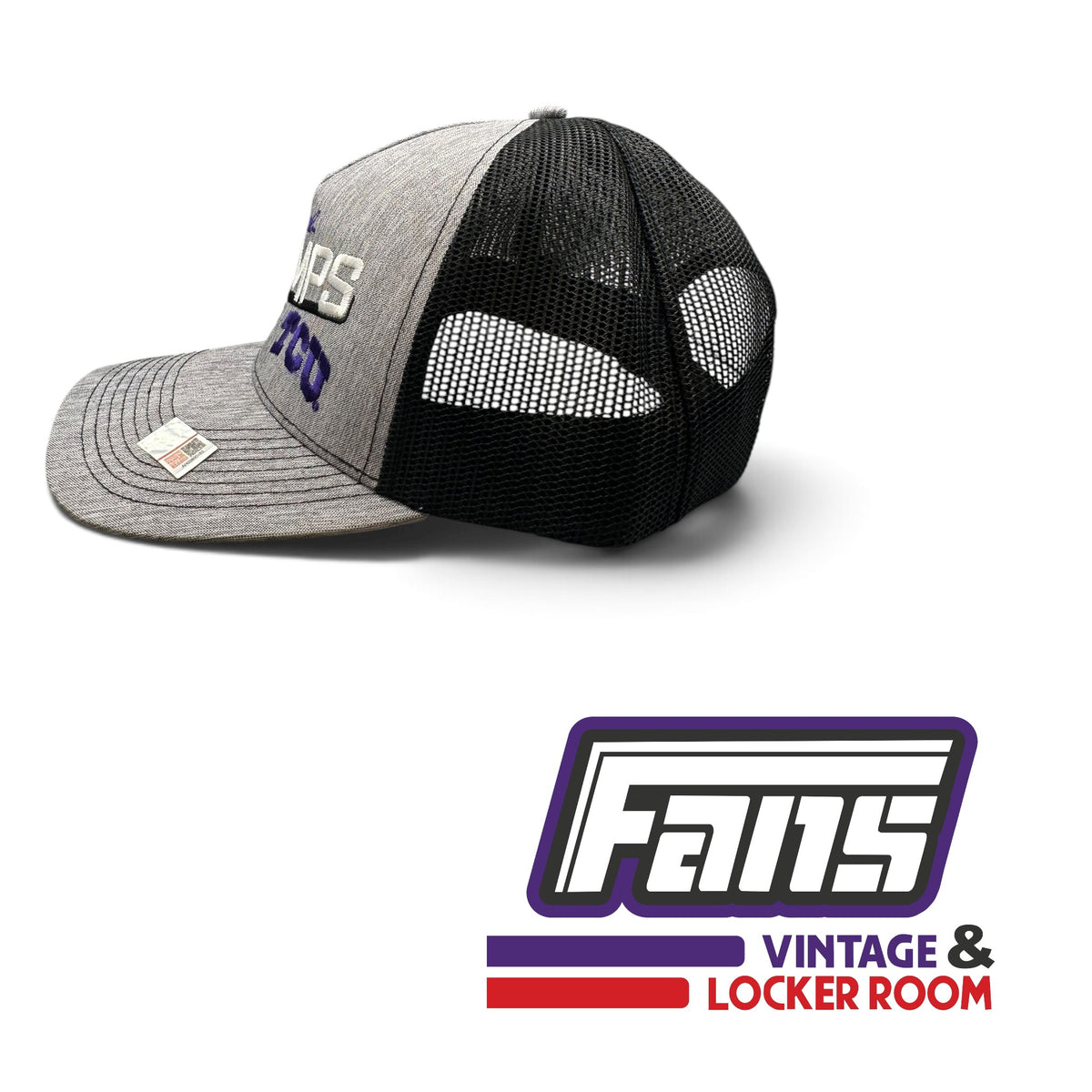 TCU Football Alamo Bowl Champions 2025 Locker Room Issue SnapBack Trucker Hat