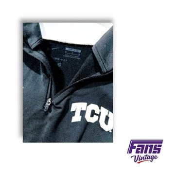 TCU Soccer Player Exclusive Nike Quarter Zip Training and Warmup Top