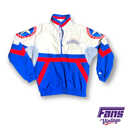 Insane 90s Vintage Texas Rangers Starter Pullover Jacket