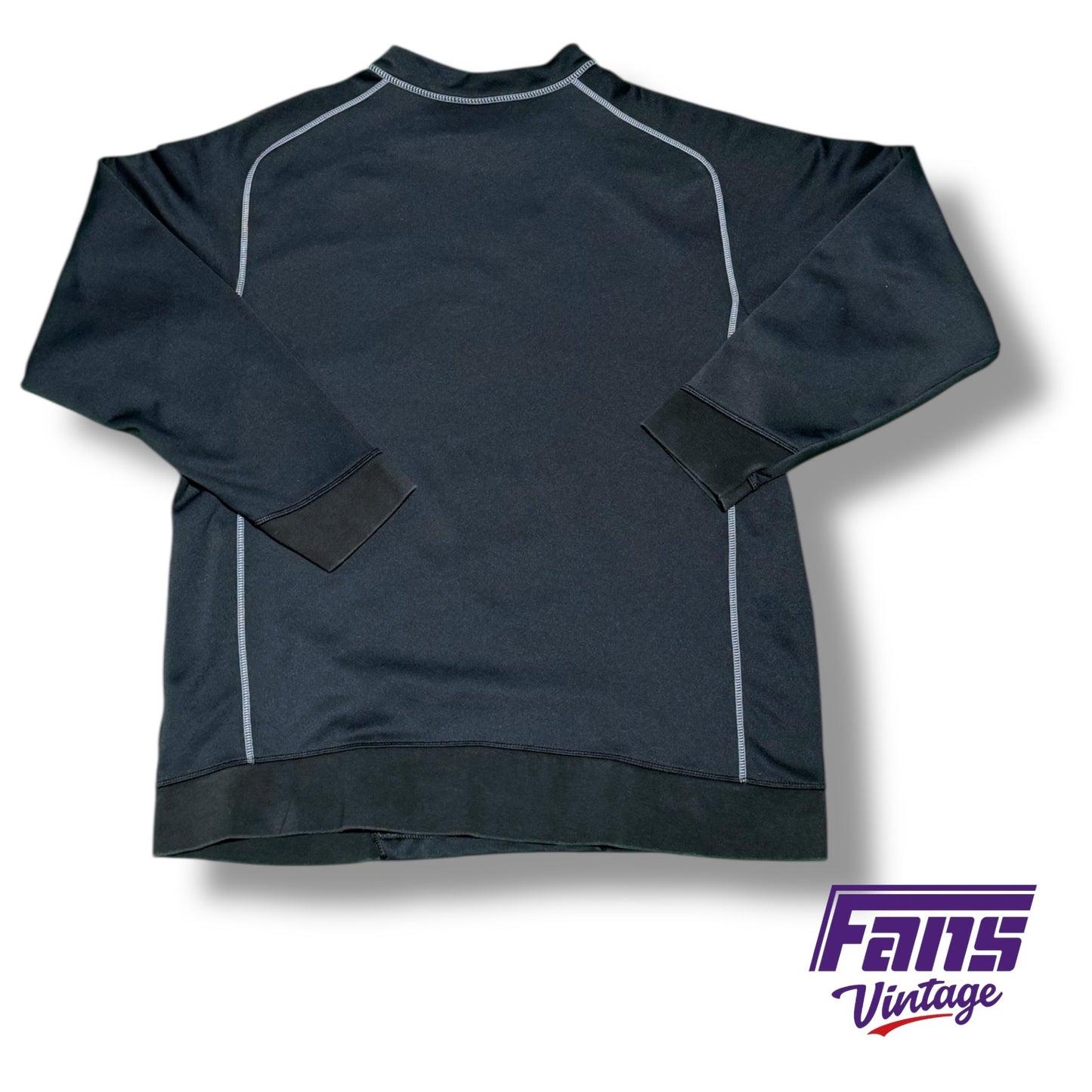 Vintage TCU Y2K Era Thermafit Sweater Style Pullover - Sick details!