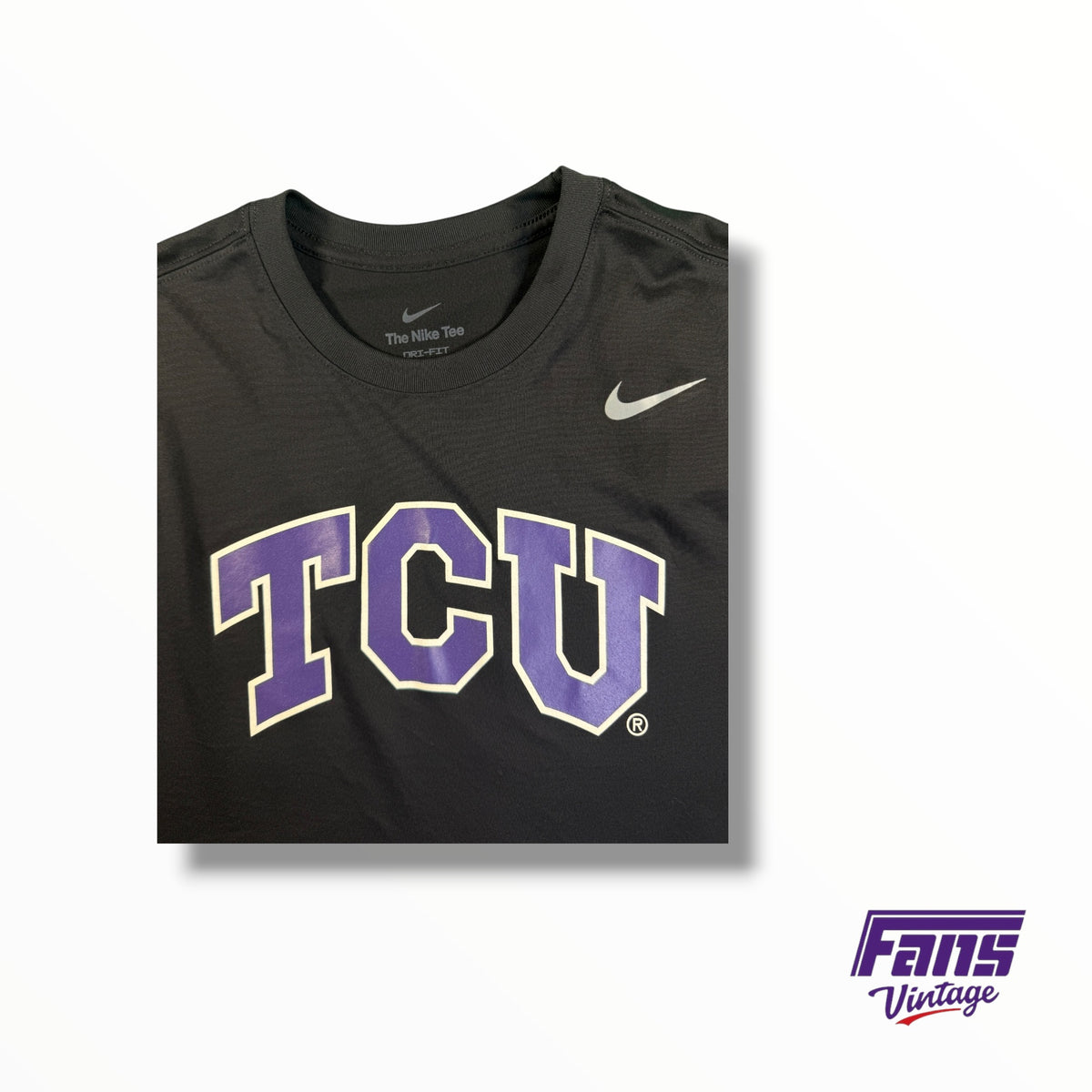 TCU Team Issued Nike Blackout Colorway Long Sleeve Shirt