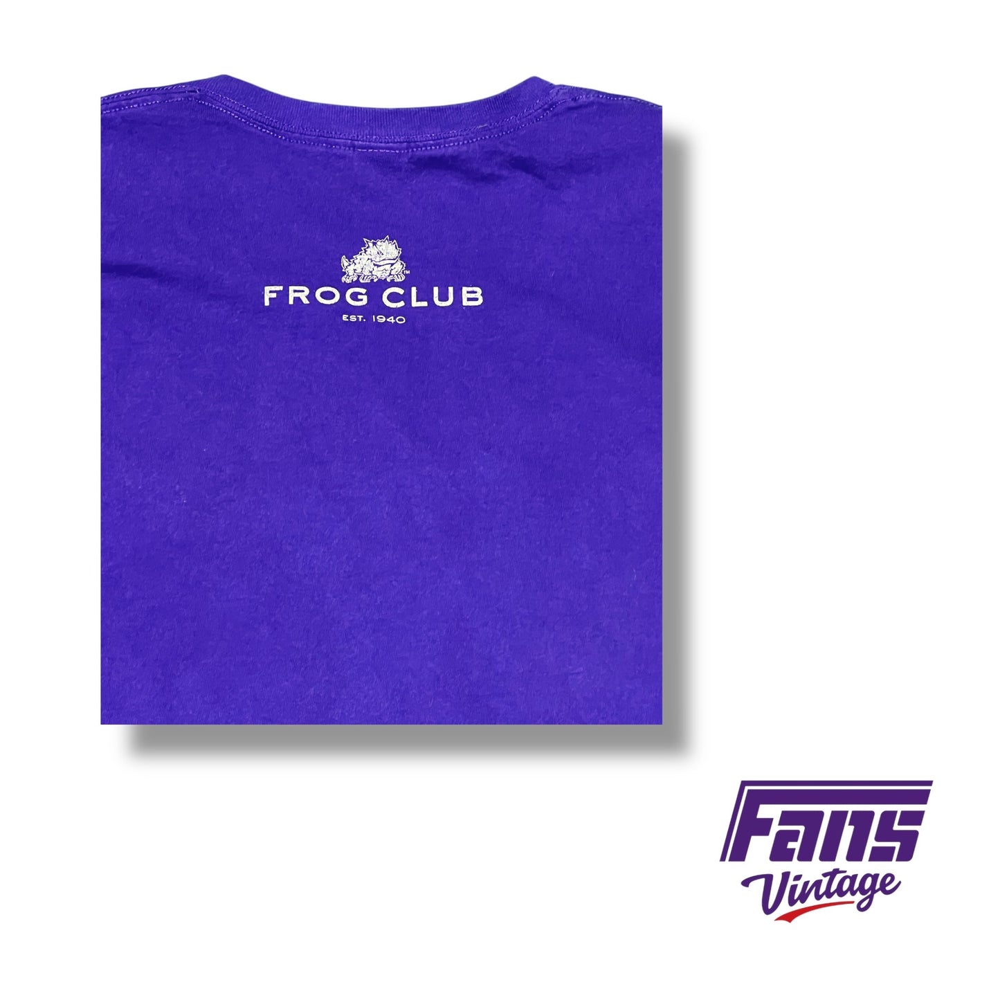 TCU Frog Club custom “Defend Fort Dixon” Short‑Sleeve Tee