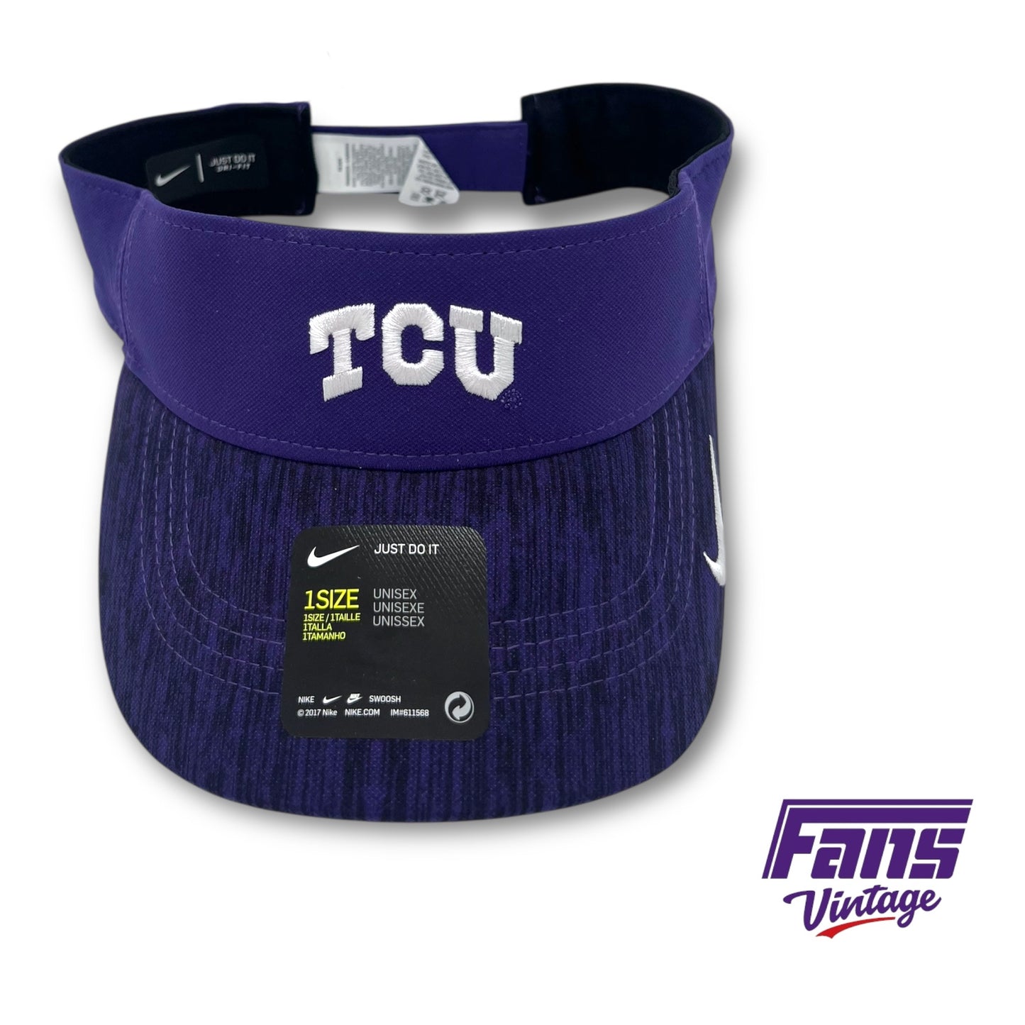 TCU Football Nike Team Issue Coach's Sideline Visor - New!