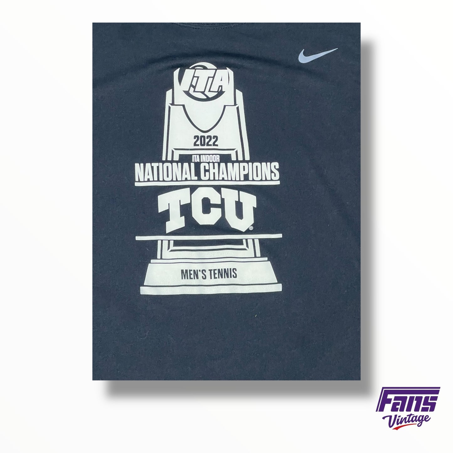 TCU Nike Team Issued Men’s Tennis National Champions T-Shirt