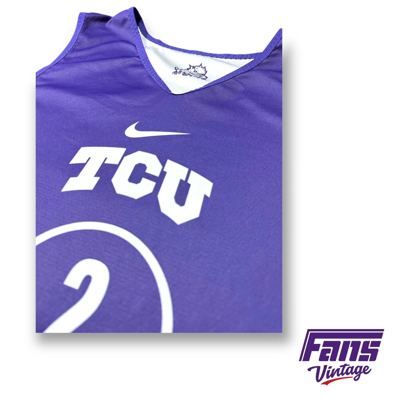 Team Issue Nike TCU Basketball Practice Jersey