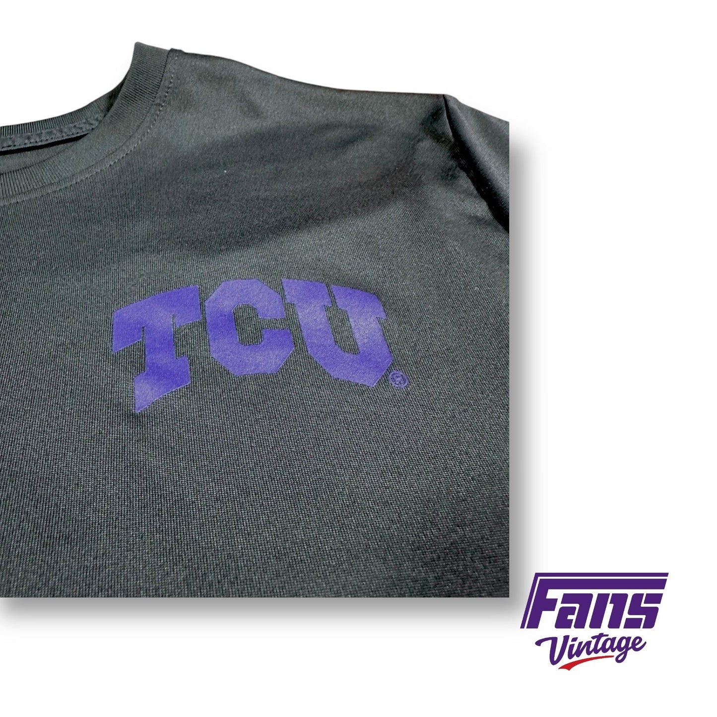 TCU Player Issue Nike Drifit Training Tee