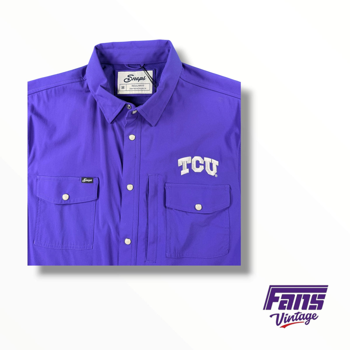NEW ‘Snaps’ Brand Pearl Snap Button Up Collared Shirt - With Original Tags