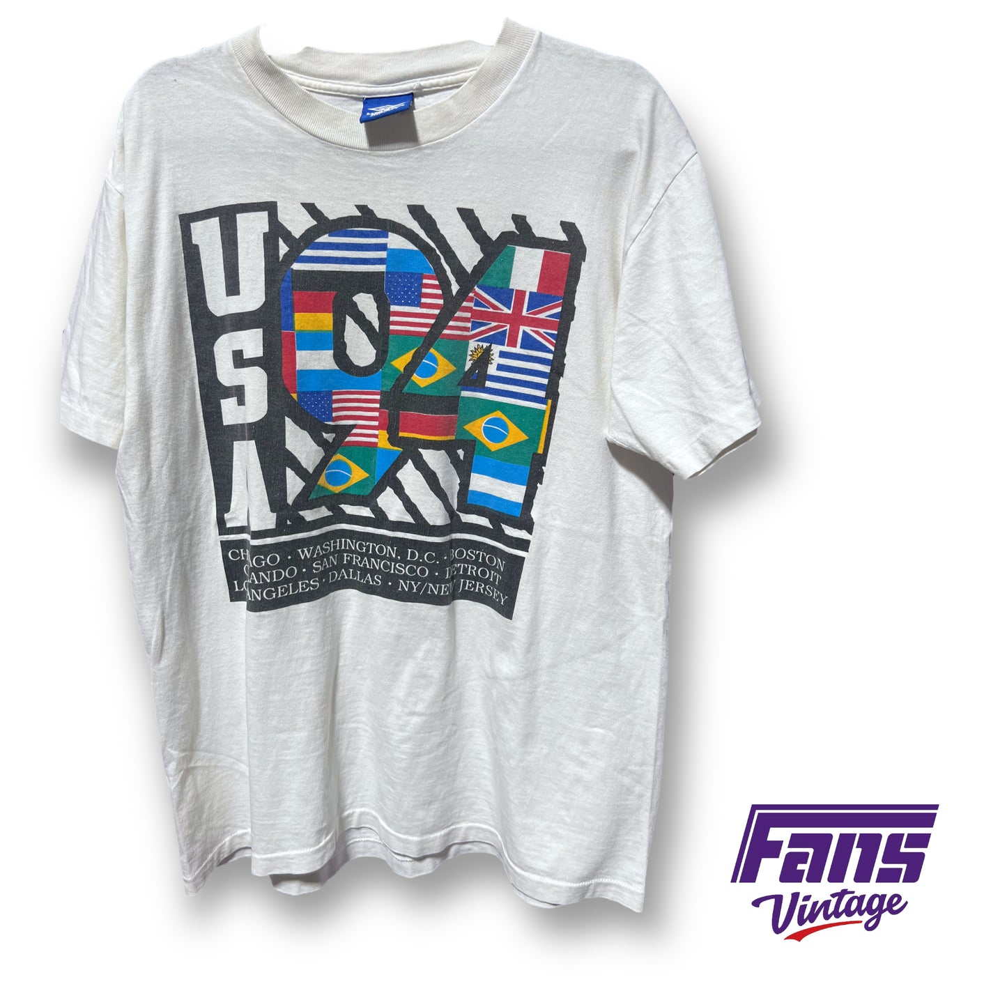 90s Vintage USA World Cup 94 Umbro Tee