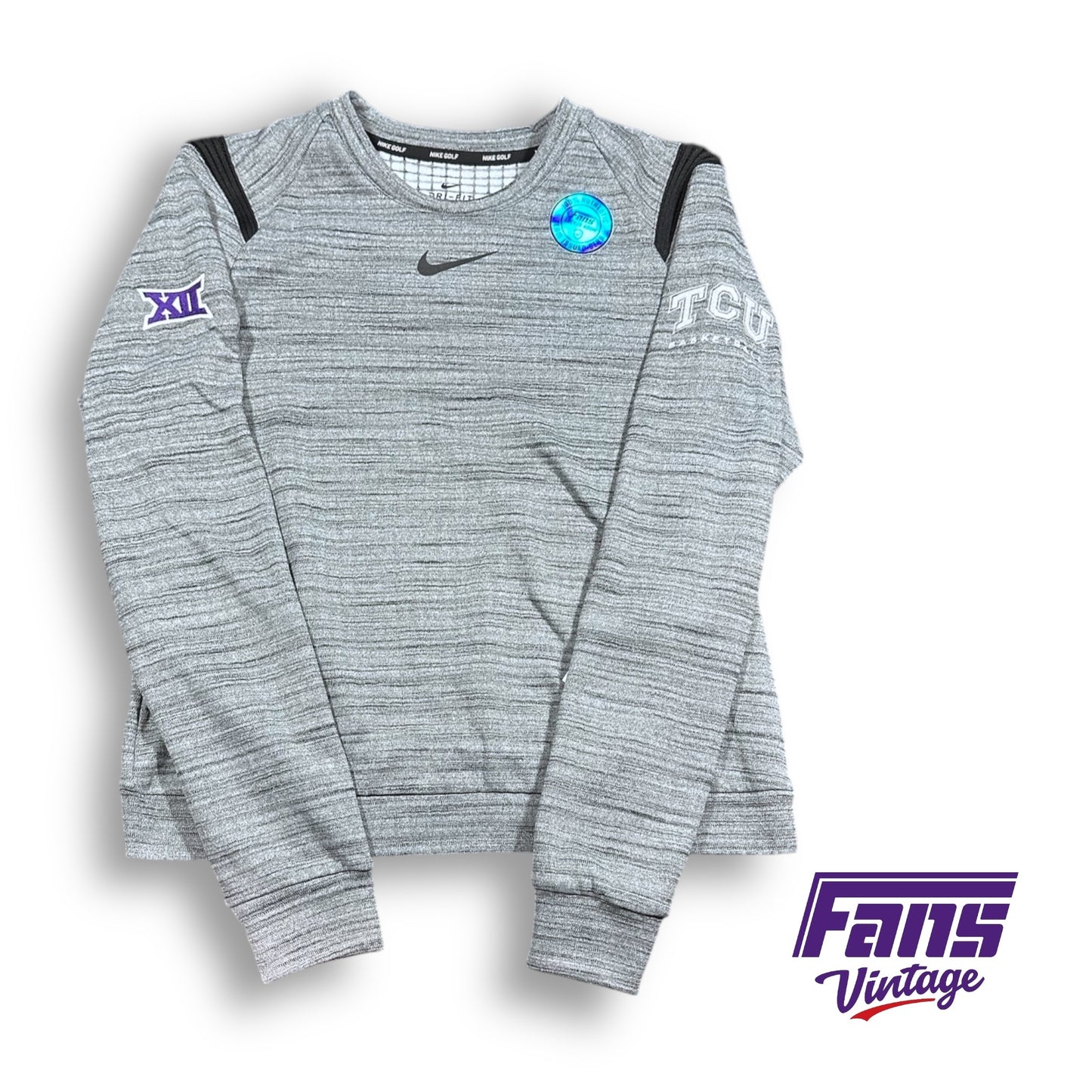 TCU Basketball Team Exclusive Nike Golf Crewneck Sweater - New With Tags!