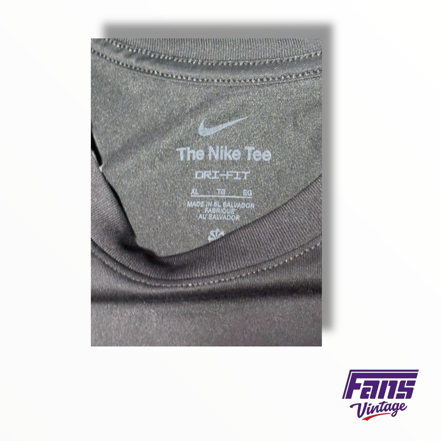 TCU vs USC Nike Team Issued 2025 Valero Alamo Bowl Drifit Tee