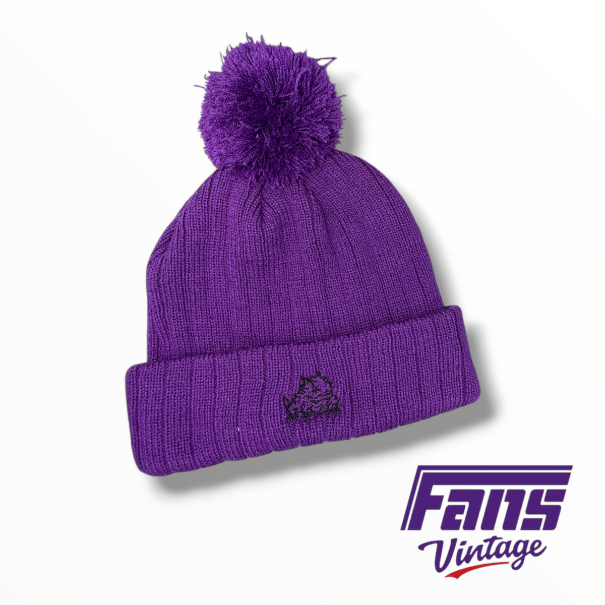 TCU Team Issued Horned Frog Knit Beanie