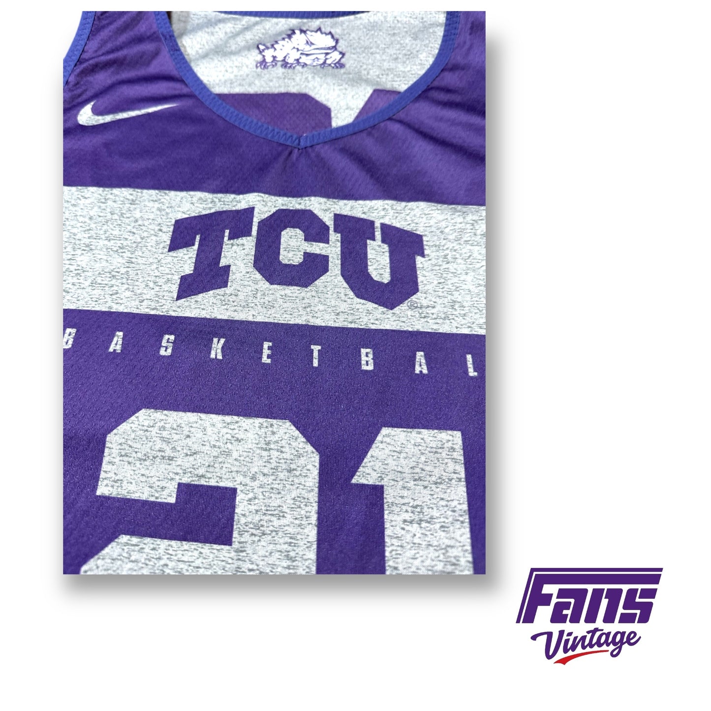 Team Issue Nike TCU Women's Basketball Practice Jersey