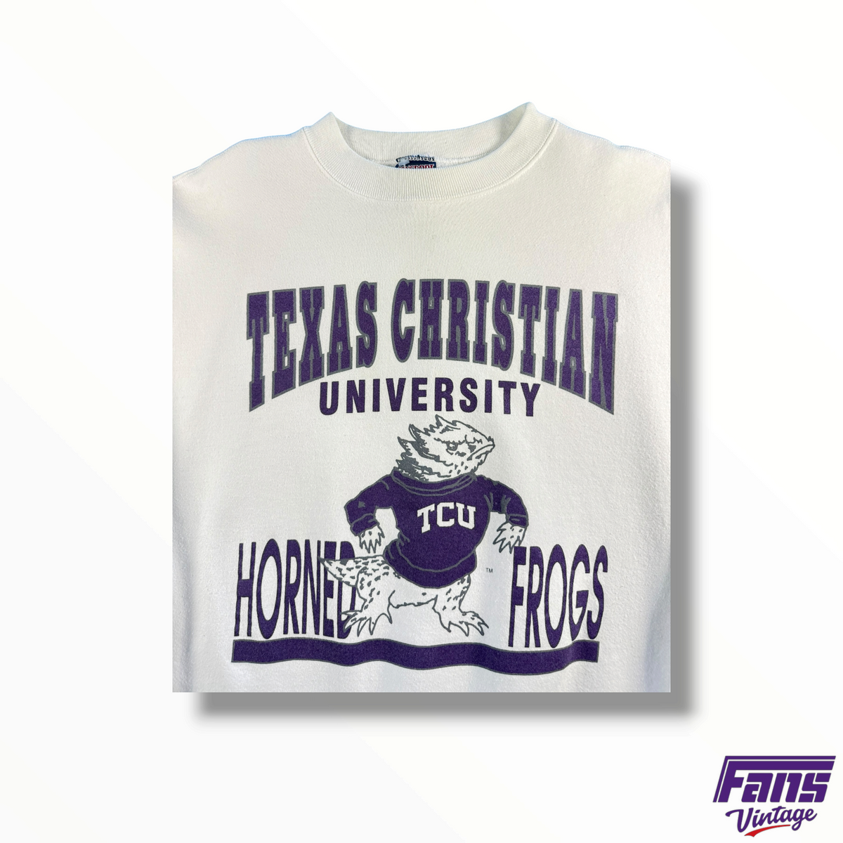 Rare Vintage TCU Sweater Frog Graphic Crewneck Sweater