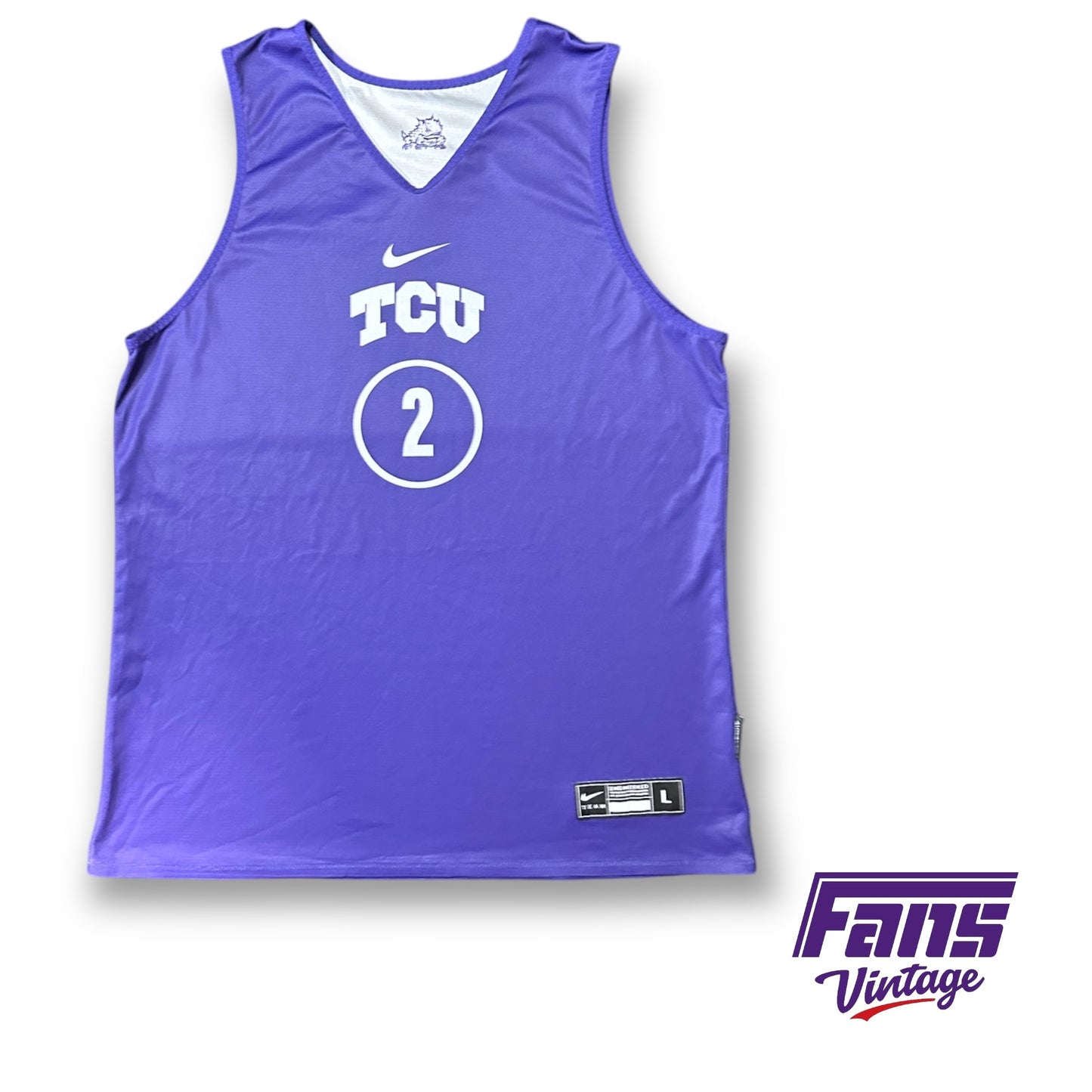 Team Issue Nike TCU Basketball Practice Jersey