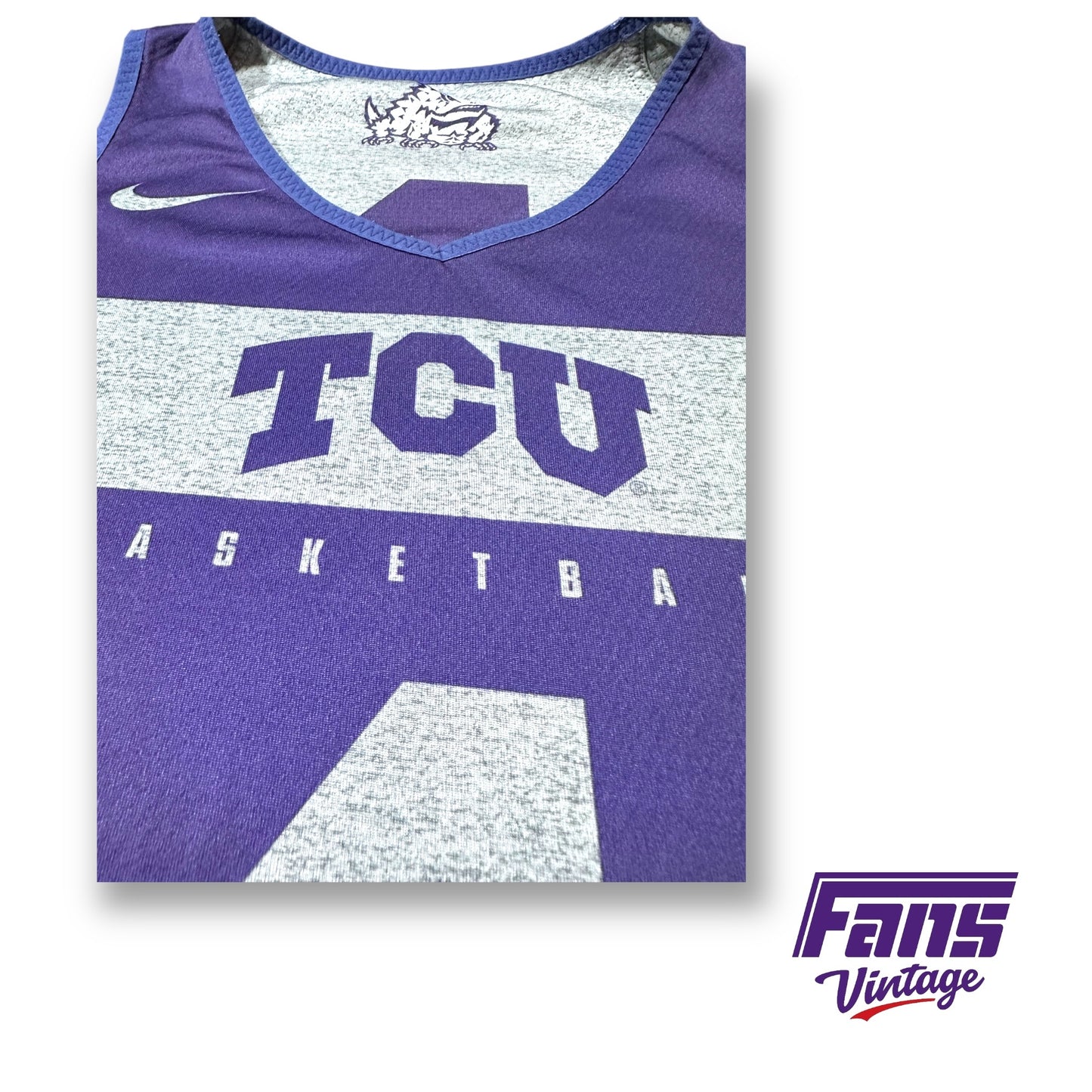 Team Issue Nike TCU Women's Basketball Practice Jersey