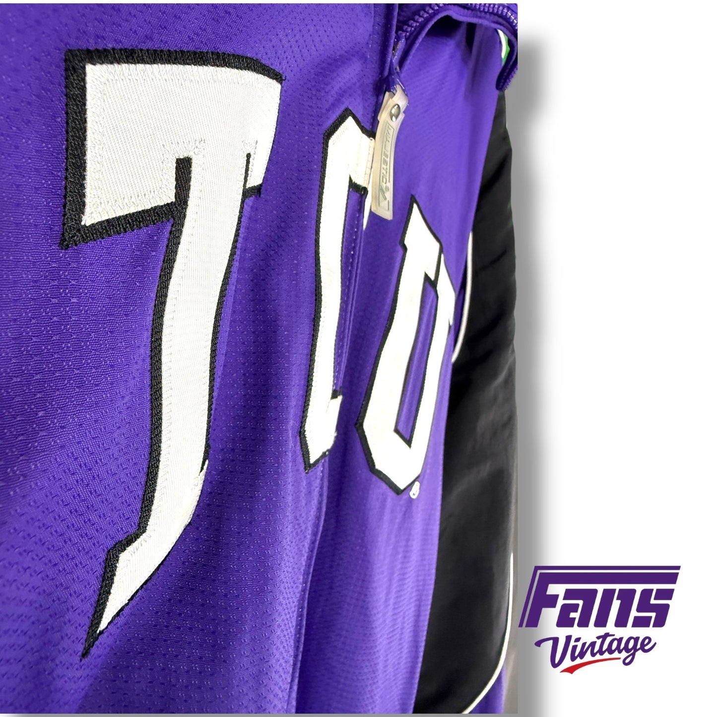 TCU Vintage Jacket - Rad Puffer Style Bomber With Large Logo Patches