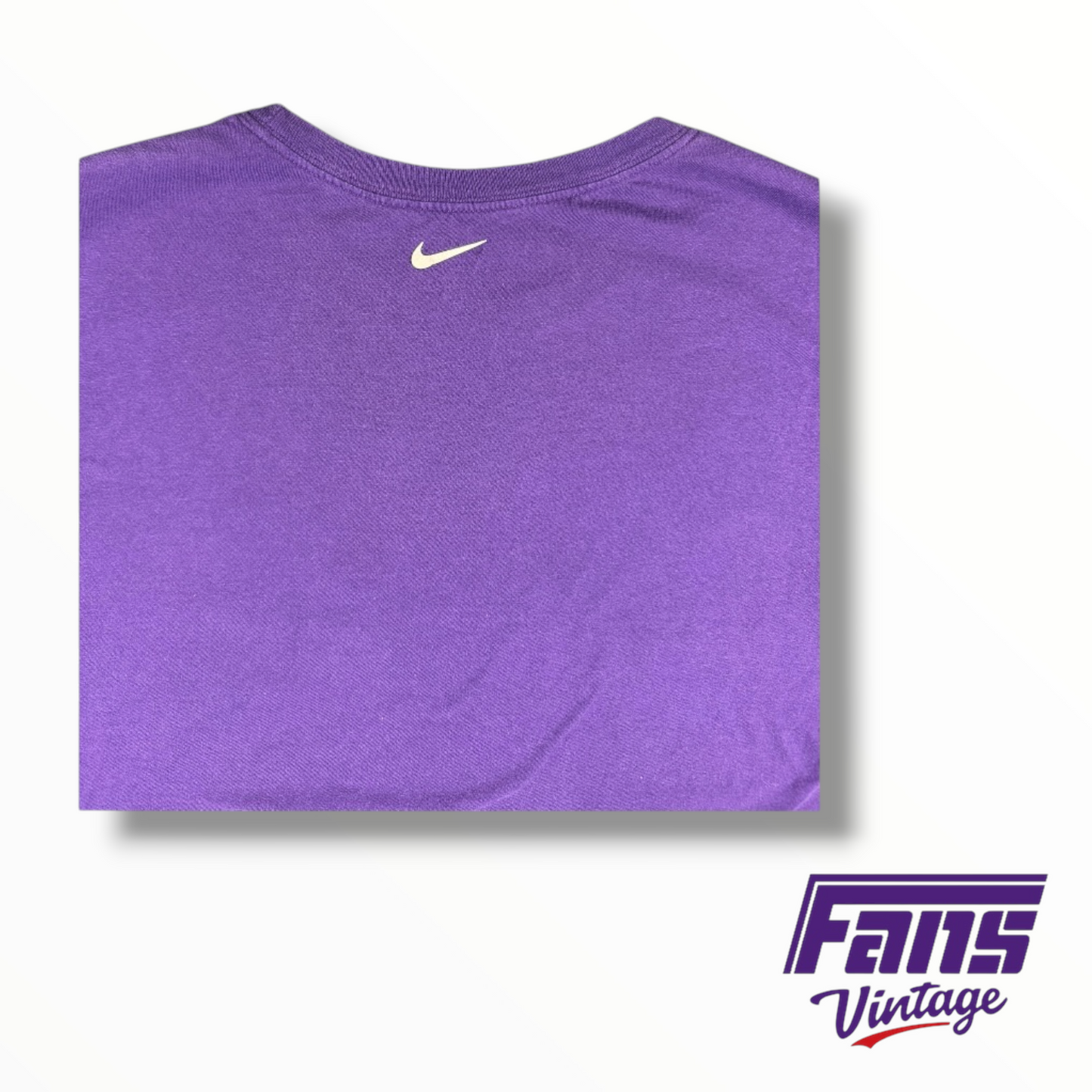 TCU Team Issued Nike Basketball Purple Tee