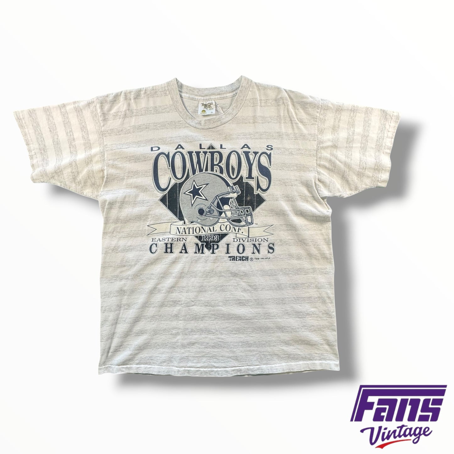 Vintage 1993 Dallas Cowboys National Conference Eastern Division Champions Tee