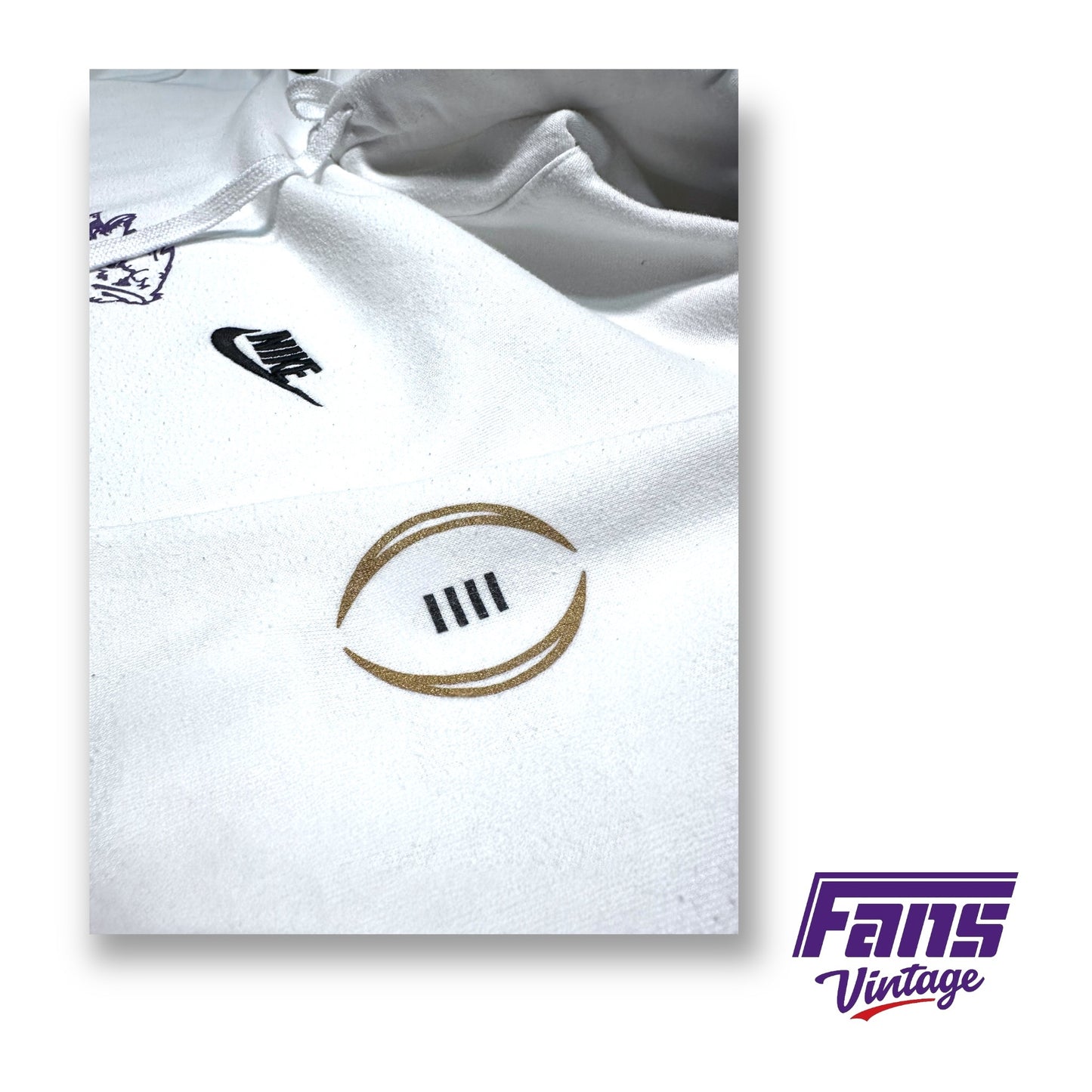 GRAIL - Ultra Rare TCU Football Team Custom Nike CFP Hoodie