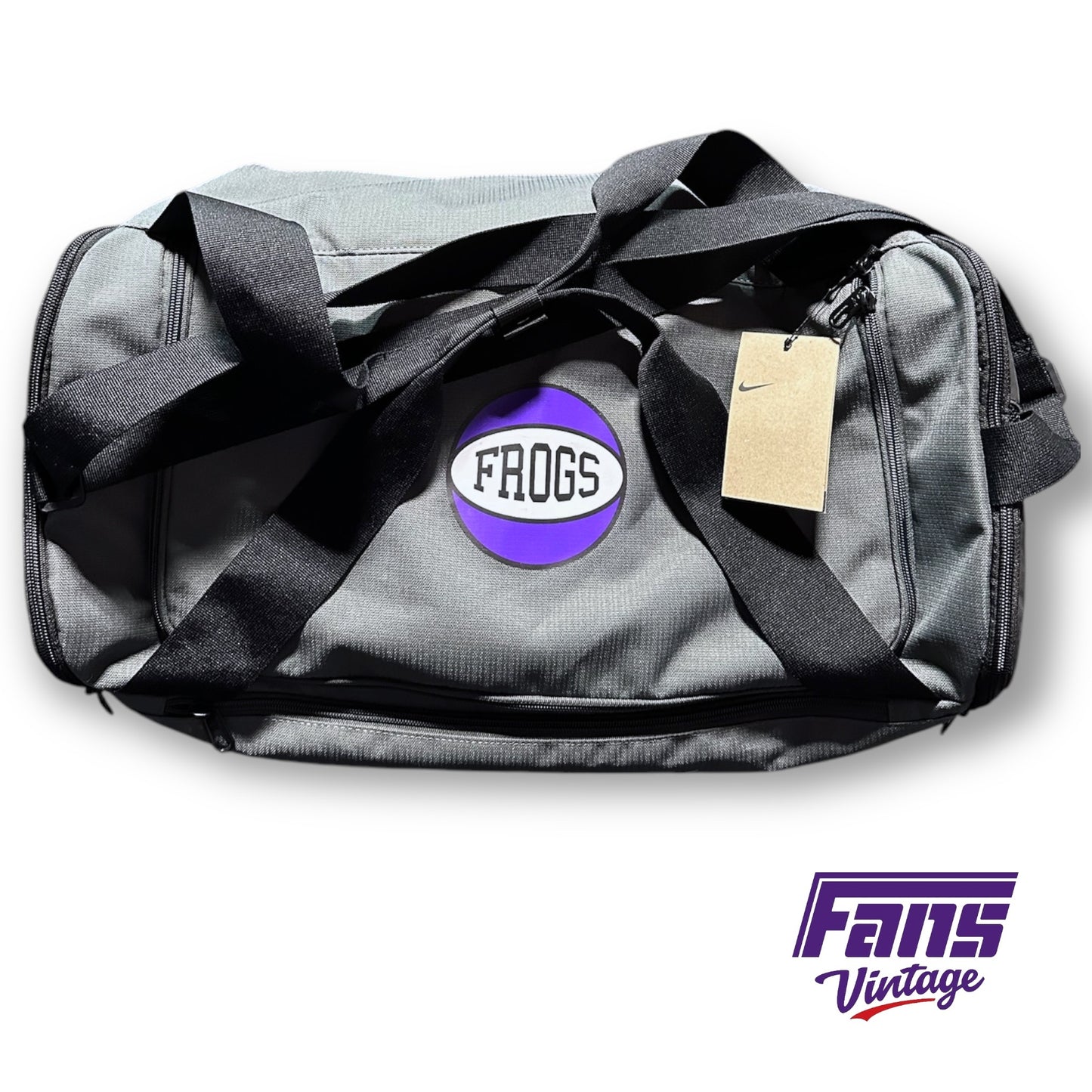 TCU Basketball Team Issued Retro Logo Duffel Backpack - New with Nike Tags!