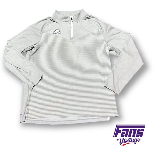Rare! Coach Issued Premium TCU Nike Golf 1/4 Zip