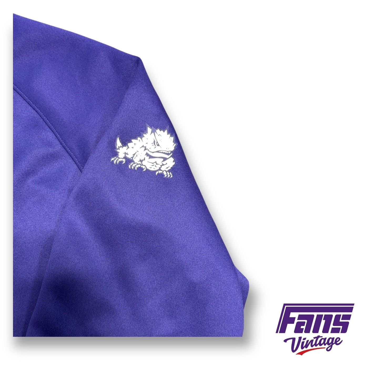 TCU Basketball Team Issued Player Hoodie with unique hood