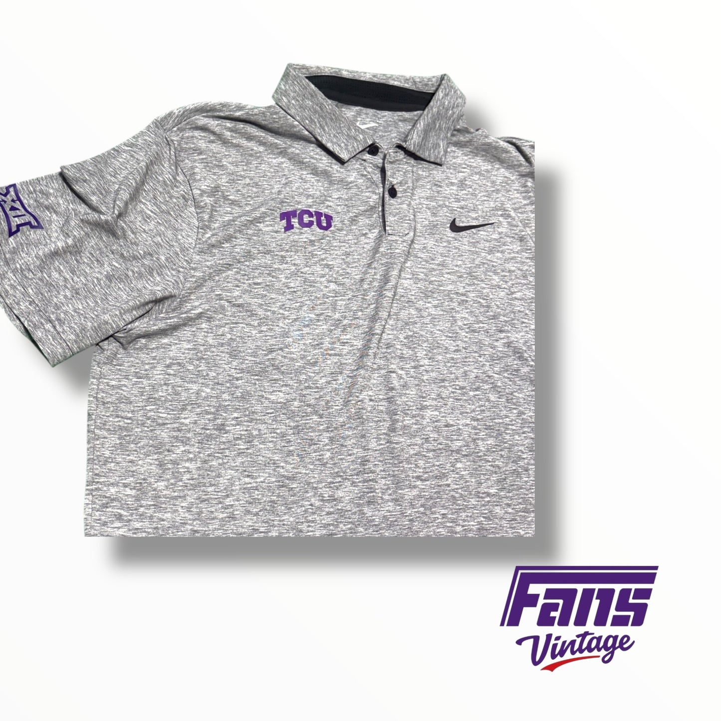 TCU Nike Team Issued Golf Polo