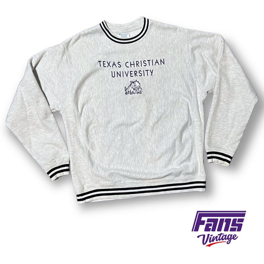 Vintage TCU Crewneck Sweater - Champion Reverse Weave!