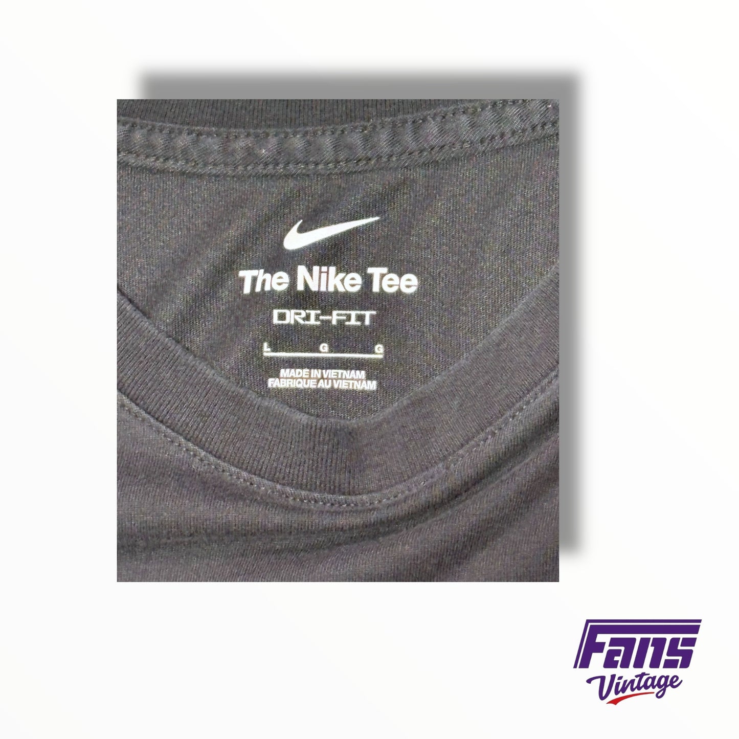 TCU Nike Basketball Team Issue Blackout Colorway T-Shirt ￼