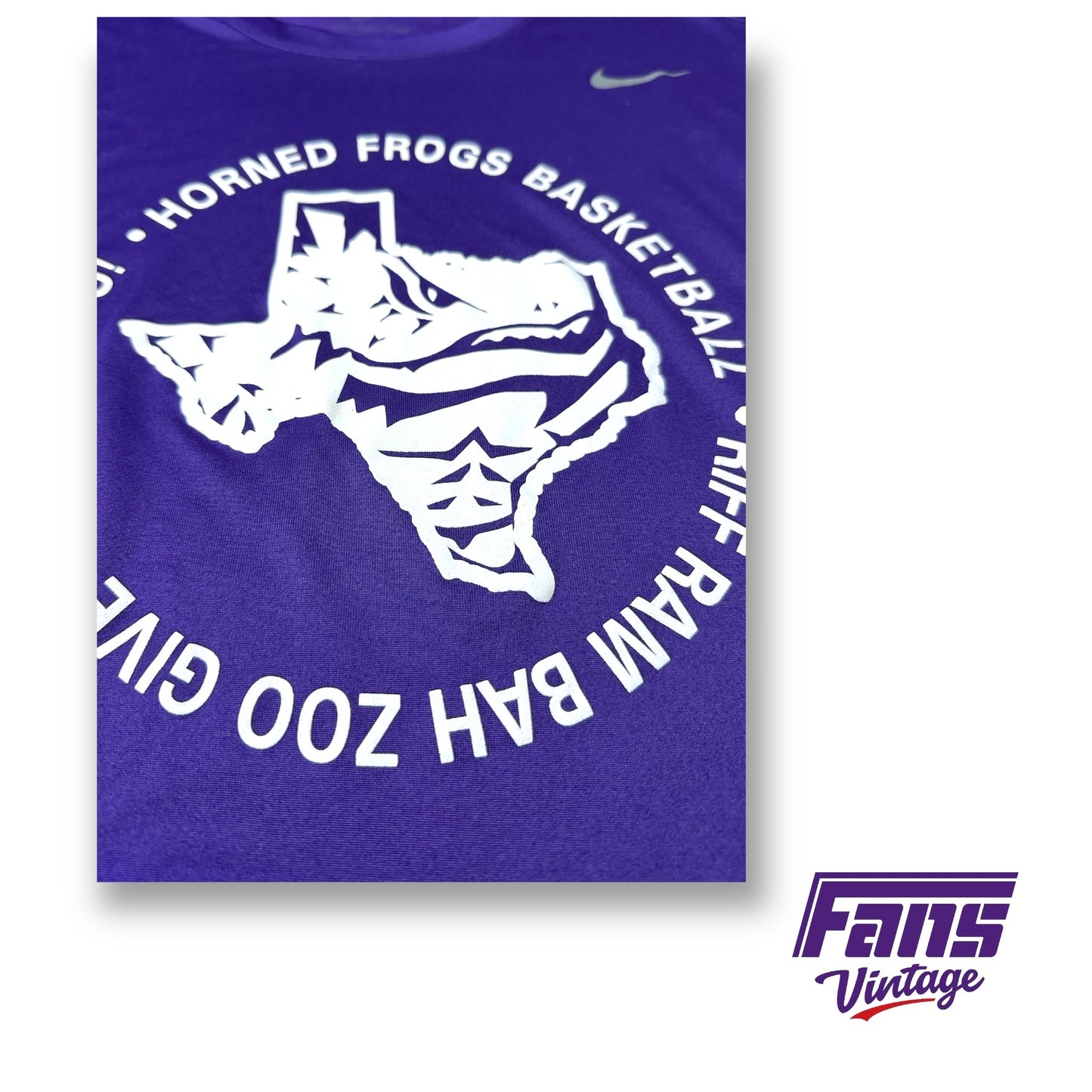 Team Issue Riff Ram TCU Basketball Long Sleeve!