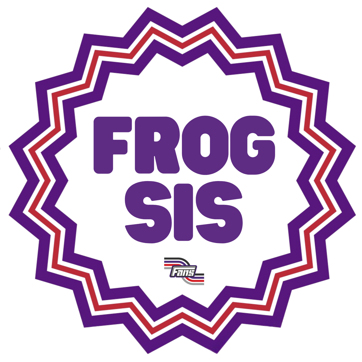 GAME DAY FROG FAMILY STICKERS 3”