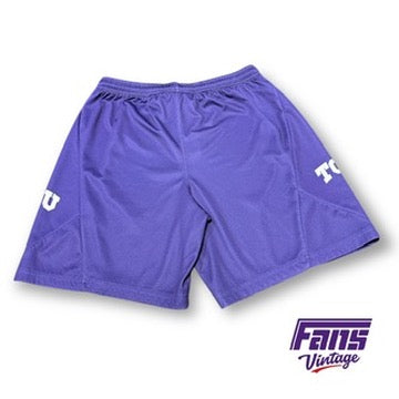 TCU Nike Basketball Team Issue Training Shorts