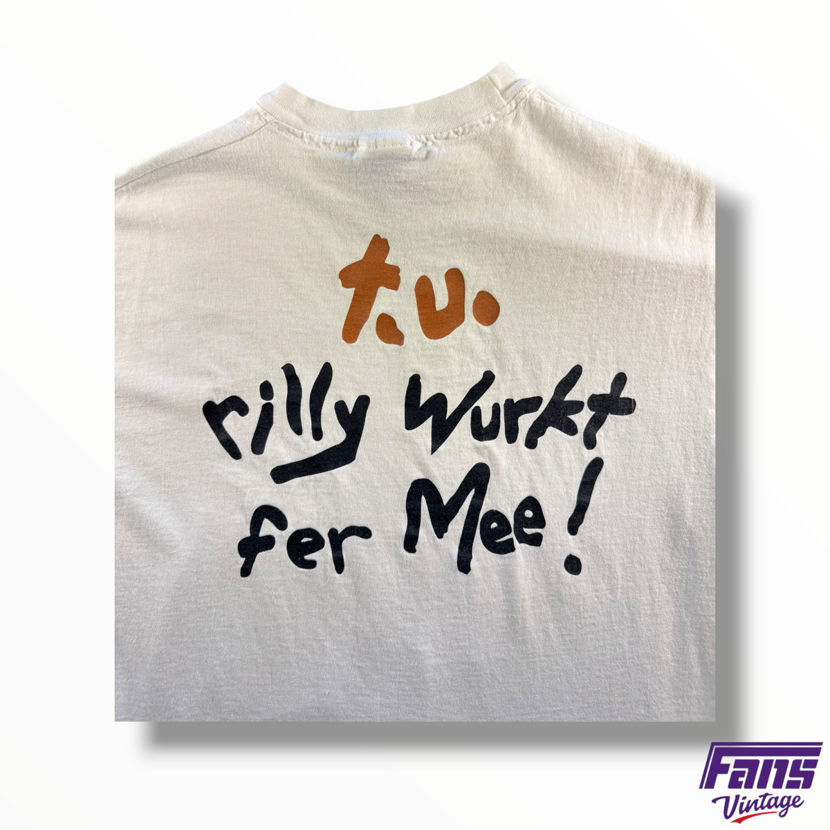 Vintage 90s Horns Down Joke Tee