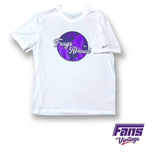 TCU Basketball Team Issue "Frogs Abroad" European Tour Nike Drifit Tee