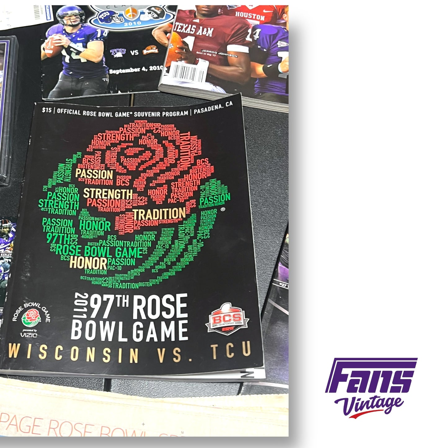 2010 TCU Football Undefeated Rose Bowl Season Memorabilia Bundle