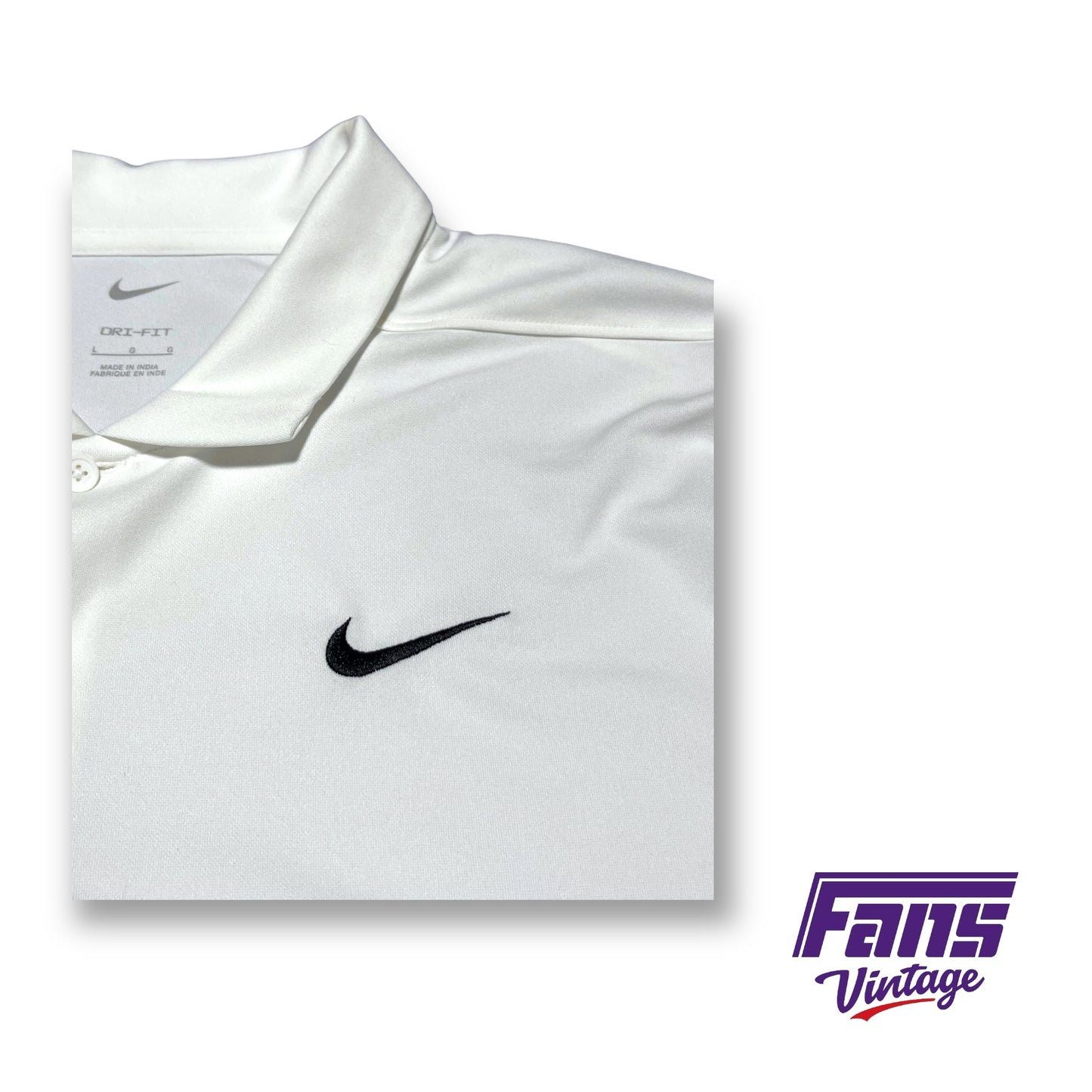 TCU Football Coach Polo - Custom Nike “Frogs for life” Embroidery